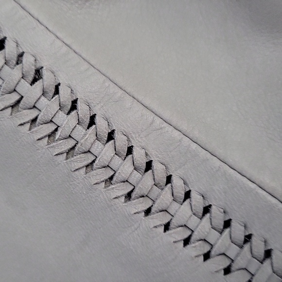 VTG Armani Collezioni Calf Leather Jacket Made In Italy XS-S - Picture 6 of 10